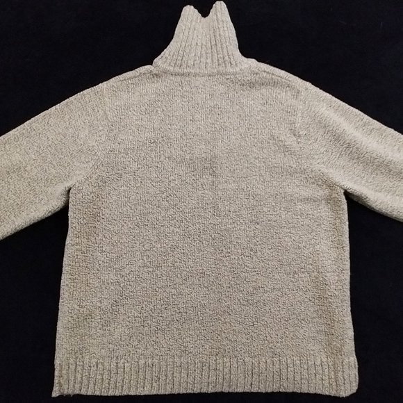 Carolyn‎ Taylor Sweater Size XL Brown Partial Zip Turtle Neck #1260 - Picture 13 of 13